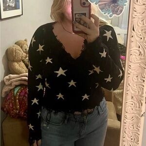 Wild Honey Distressed Sweater